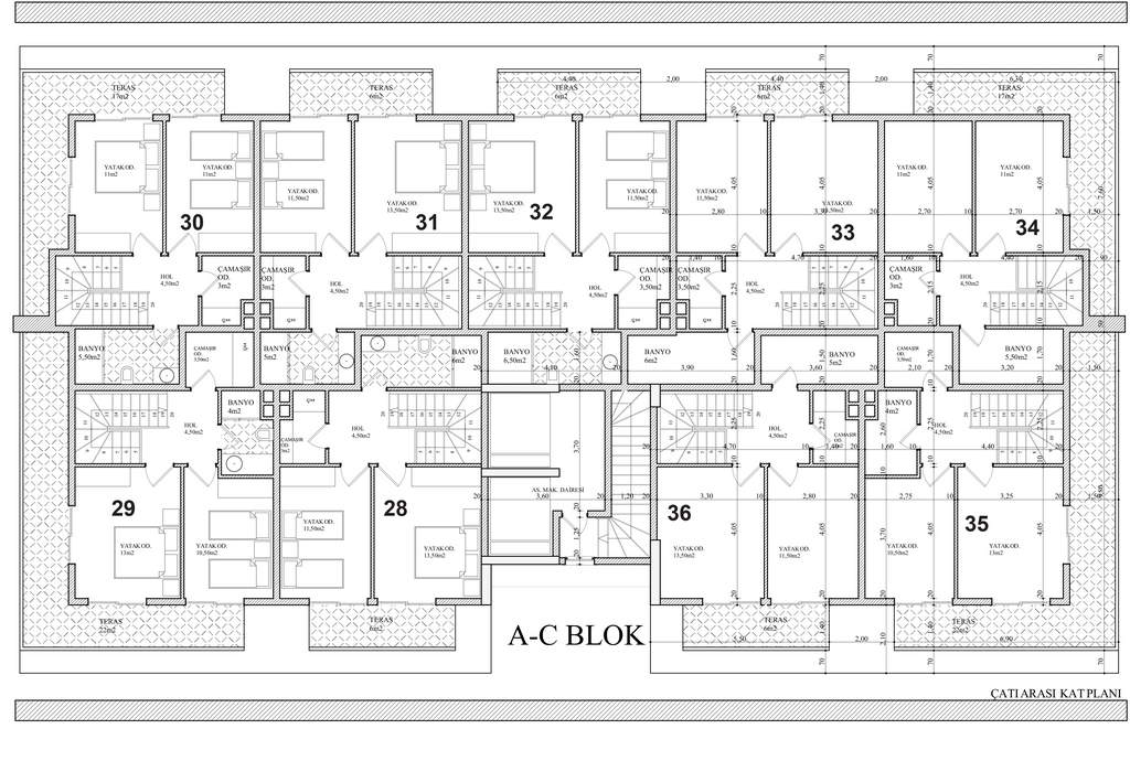 Roxi residences Оба - план этажа