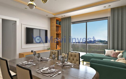 1+1 apartments for sale in the new project - Alanya